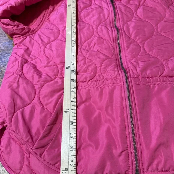 Thread & Supply HOT‎ PINK quilted jacket sz large - Picture 5 of 8